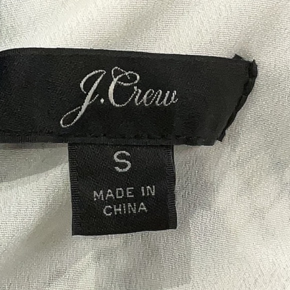 J. Crew Long Sleeve Snake Print Ruffle Hem Smock Dress Size Small S - Picture 5 of 7